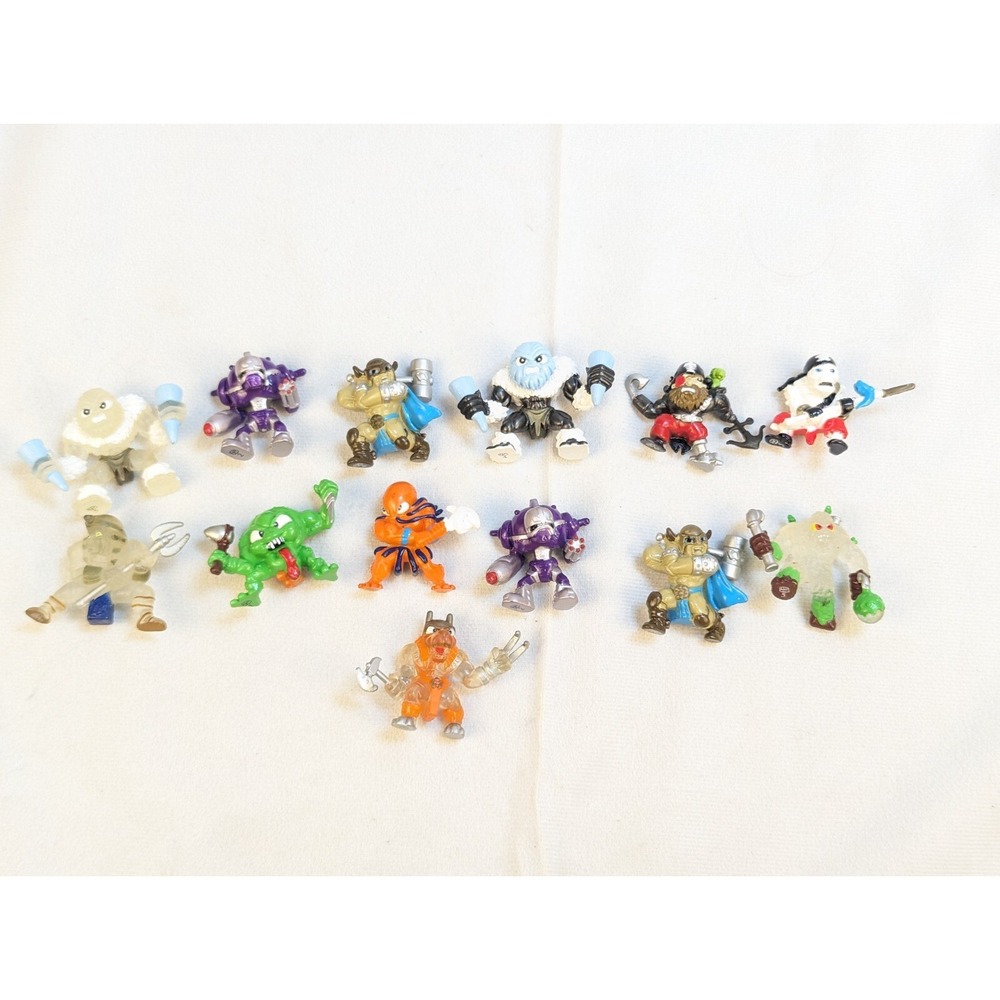 Vintage Fistful of Power Lot‎ of 11 Mini Figures Moose Toys